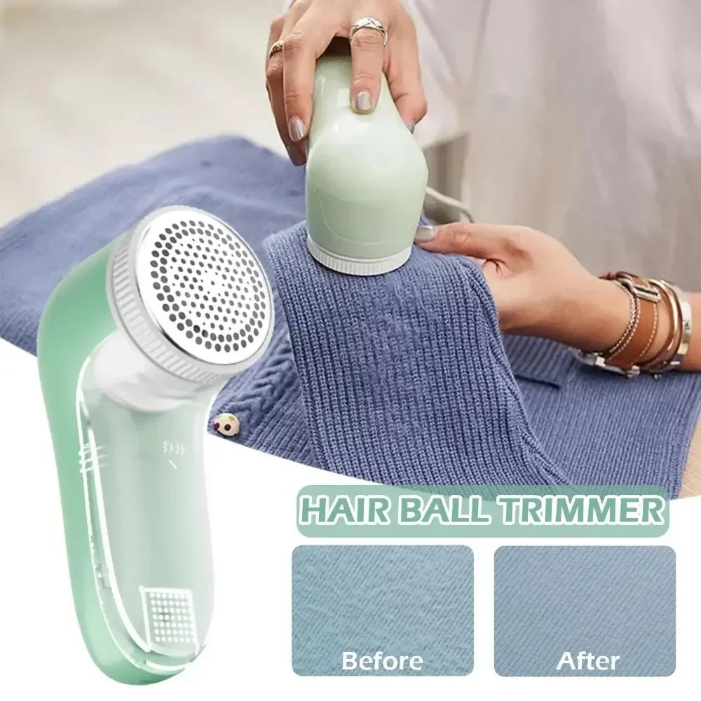 Portable Electric Lint Remover – Rechargeable Fabric Shaver for Clothes & Pet Hair