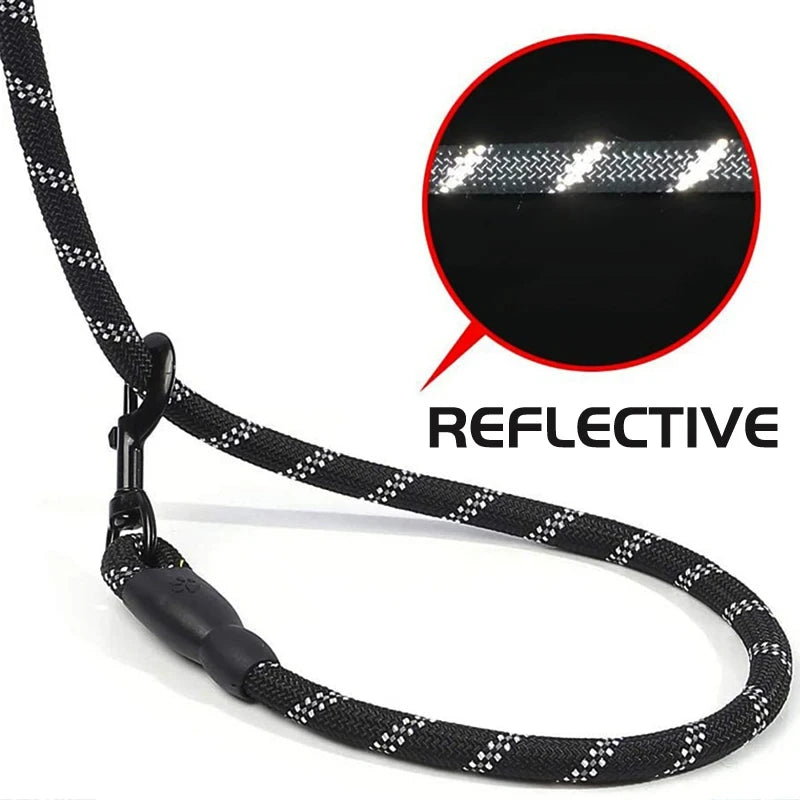 Reflective Dog Leash with Comfortable Padded Handle – Heavy Duty Training Lead
