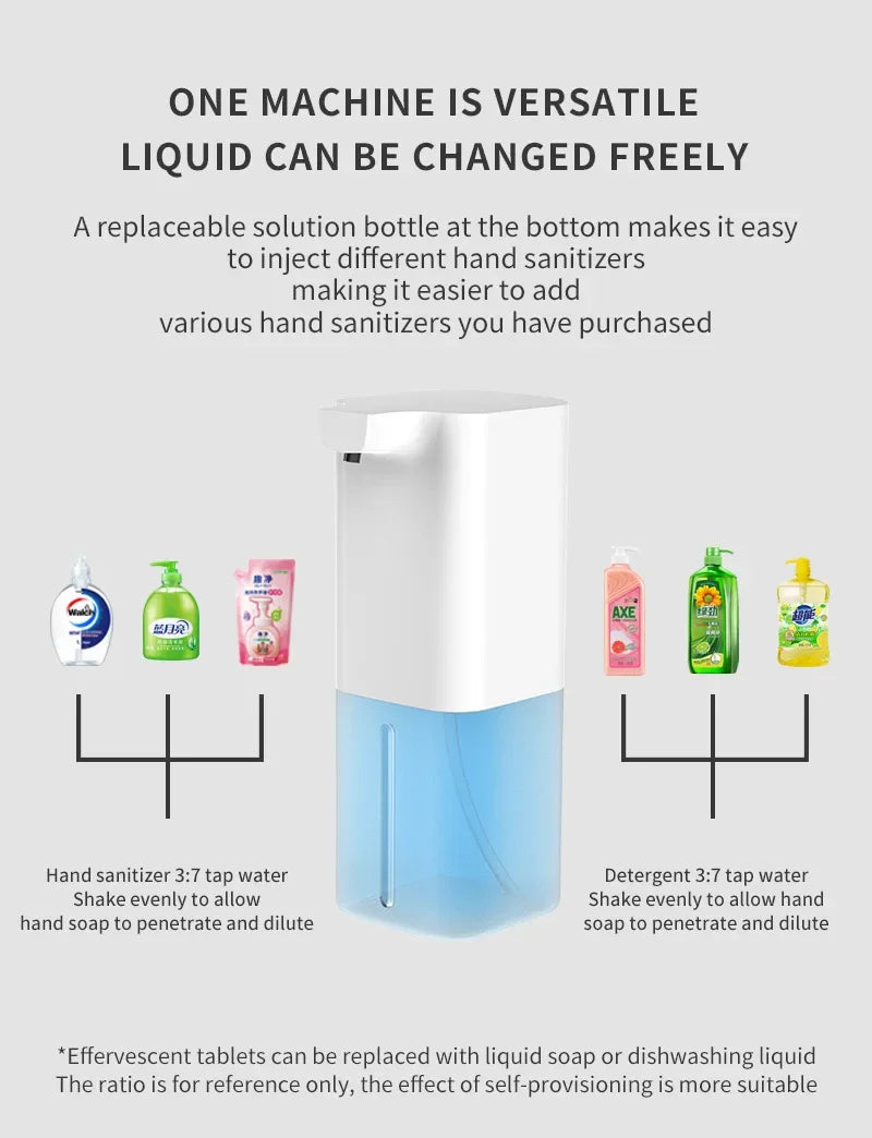 Automatic Touchless Foam Soap Dispenser – USB Rechargeable Smart Hand Soap Dispenser