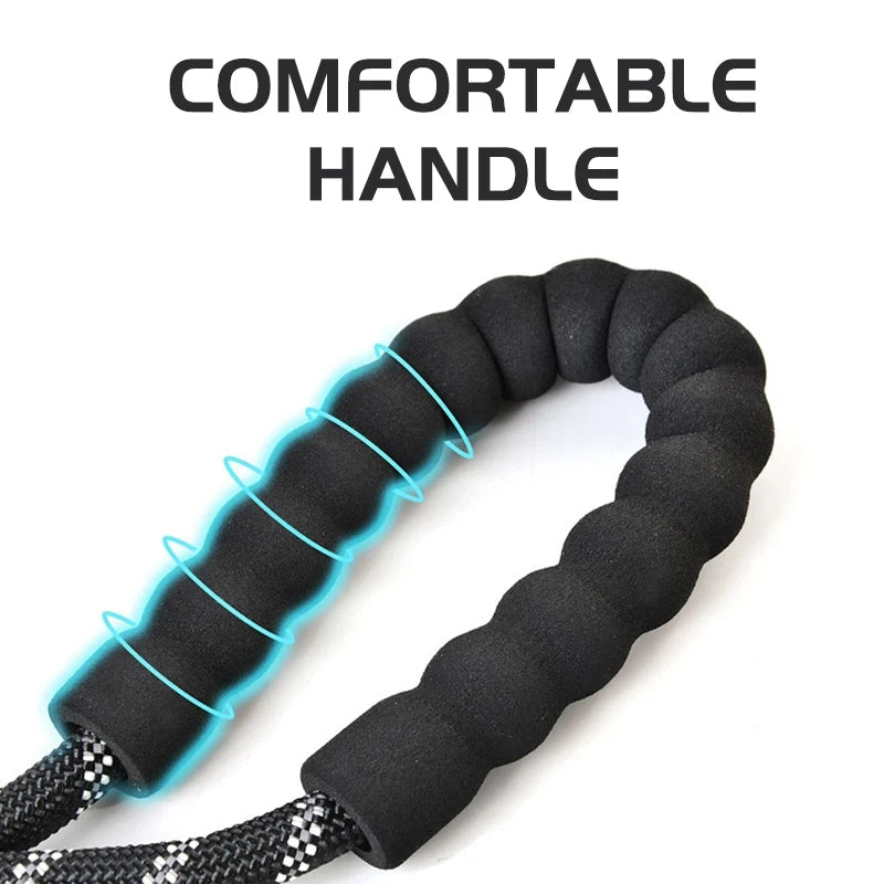 Reflective Dog Leash with Comfortable Padded Handle – Heavy Duty Training Lead