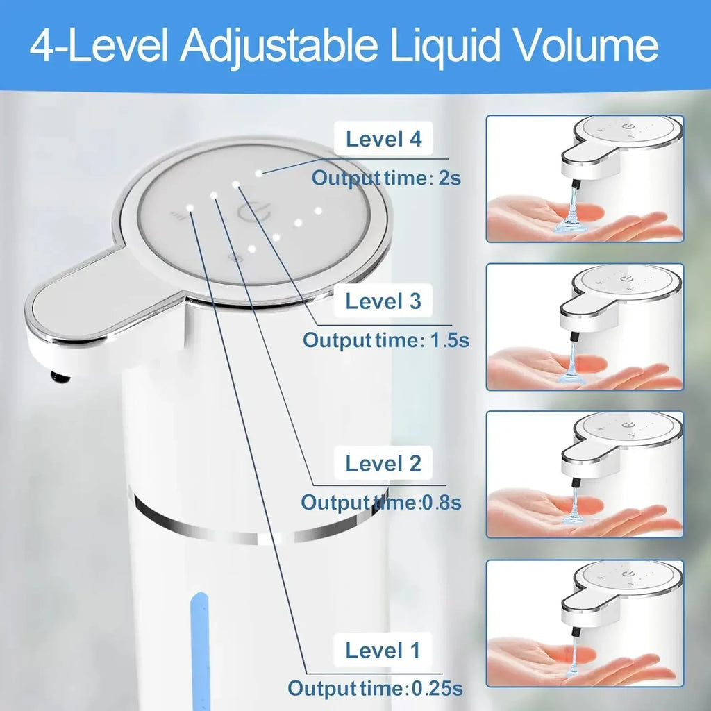 Automatic Touchless Soap & Foam Dispenser – USB Rechargeable Smart Sensor