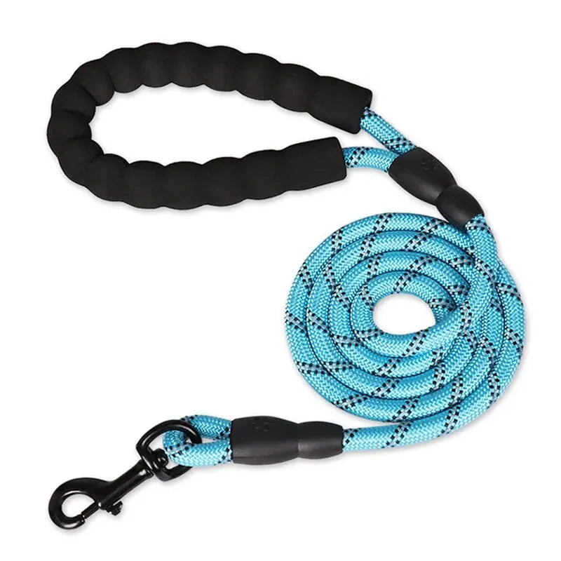 Reflective Dog Leash with Comfortable Padded Handle – Heavy Duty Training Lead
