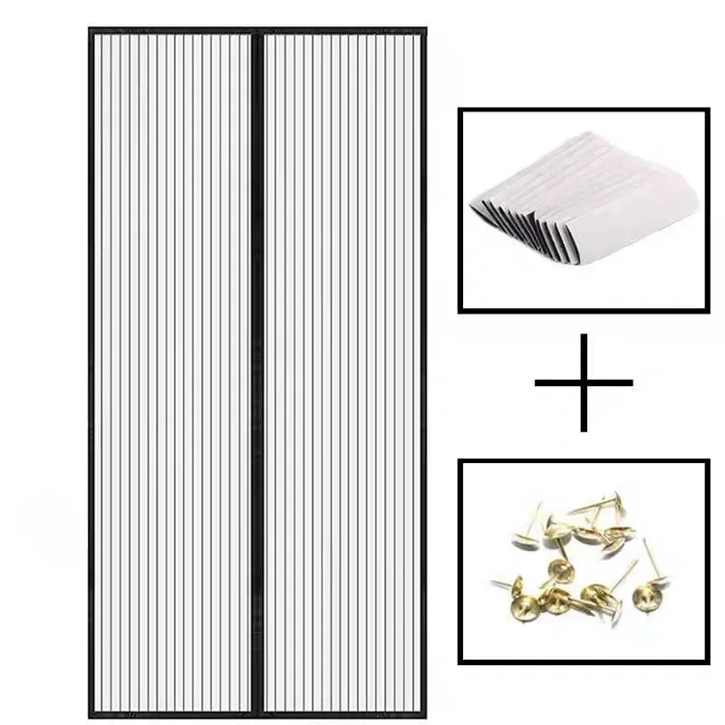 Magnetic Screen Door – Hands-Free Anti-Mosquito Mesh Curtain