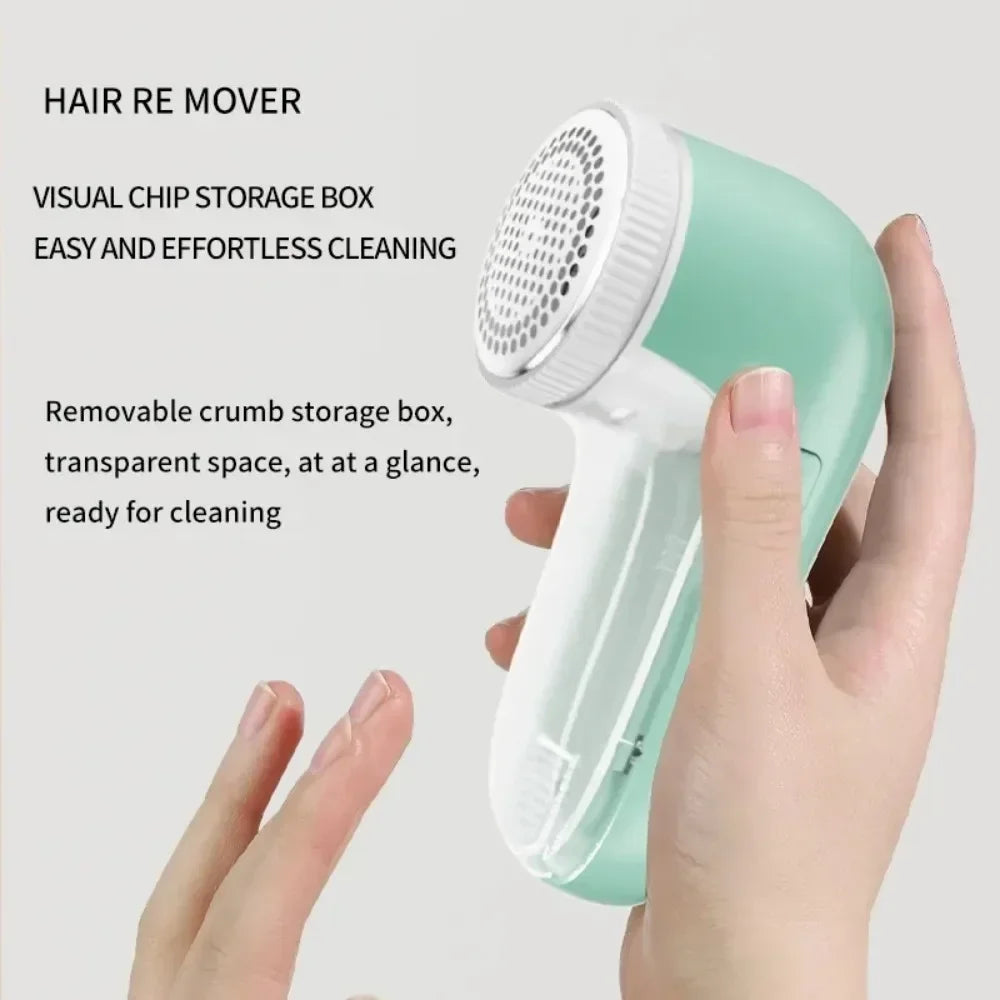 Portable Electric Lint Remover – Rechargeable Fabric Shaver for Clothes & Pet Hair