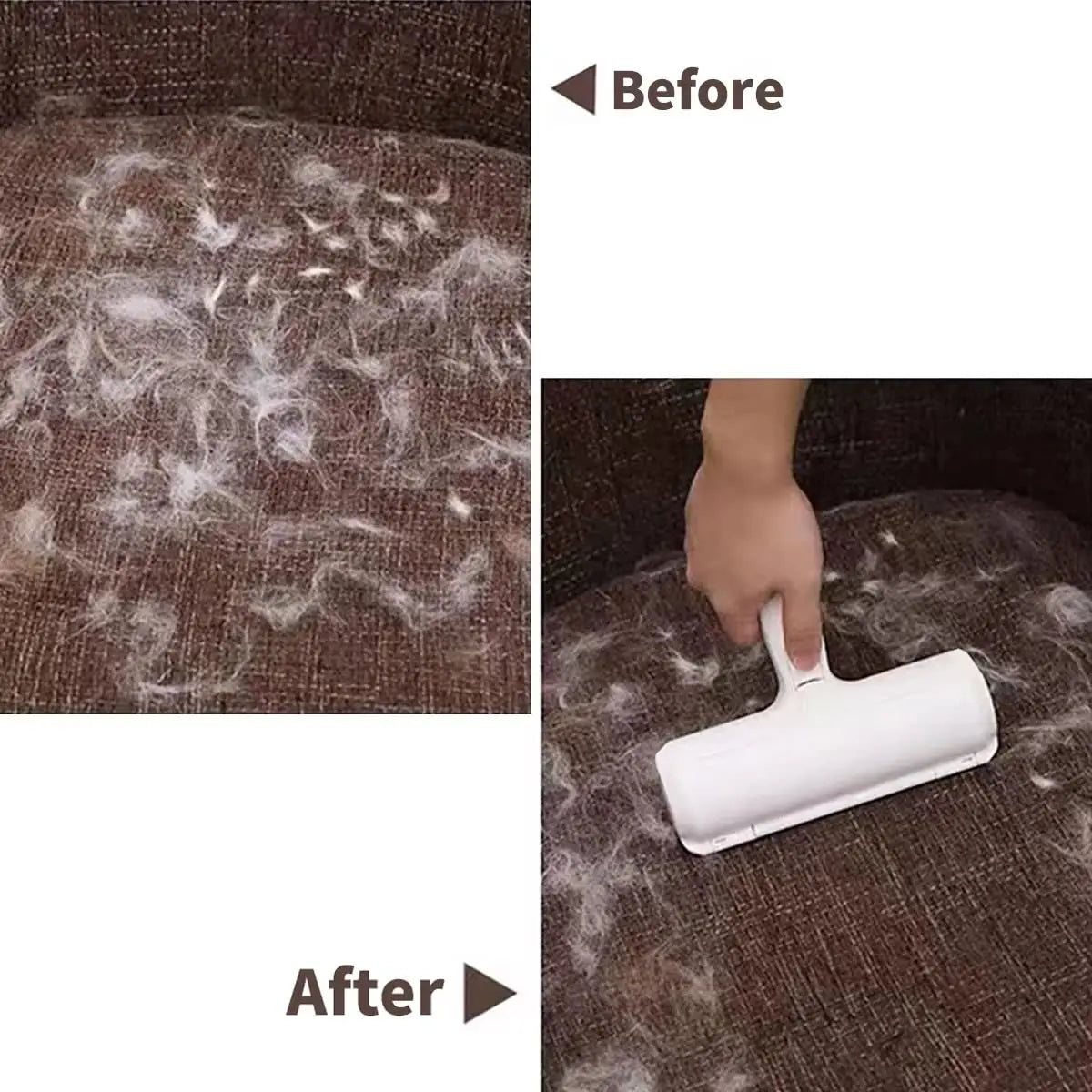 Self-Cleaning Pet Hair Remover Roller for Dogs & Cats | Reusable Lint & Fur Cleaner