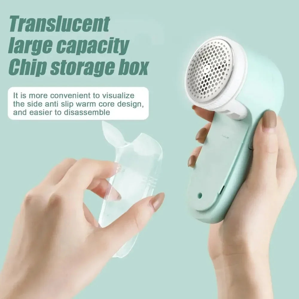 Portable Electric Lint Remover – Rechargeable Fabric Shaver for Clothes & Pet Hair