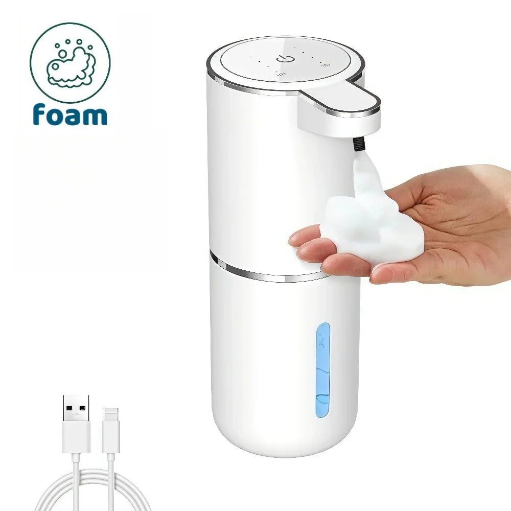 Automatic Touchless Soap & Foam Dispenser – USB Rechargeable Smart Sensor