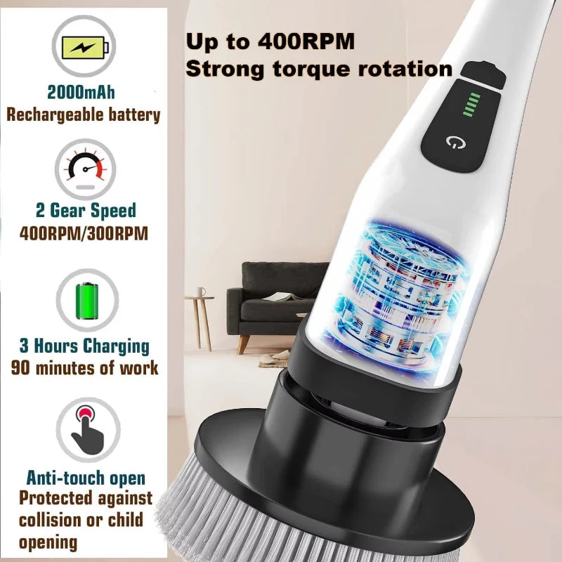 Cordless Spin Scrubber