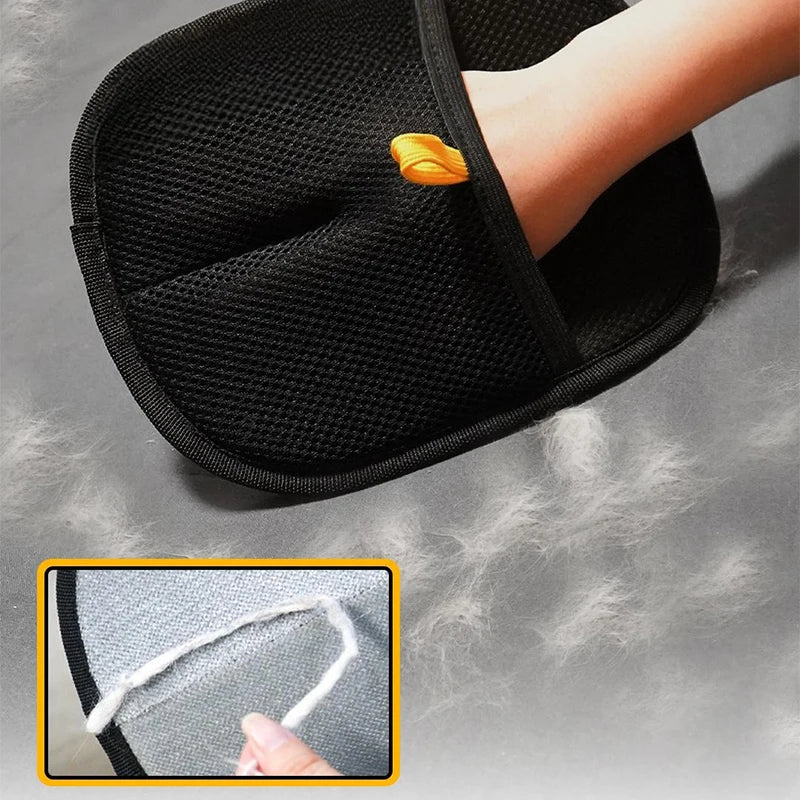 Pet Hair Remover Grooming Glove – Reusable Fur Cleaning Mitt