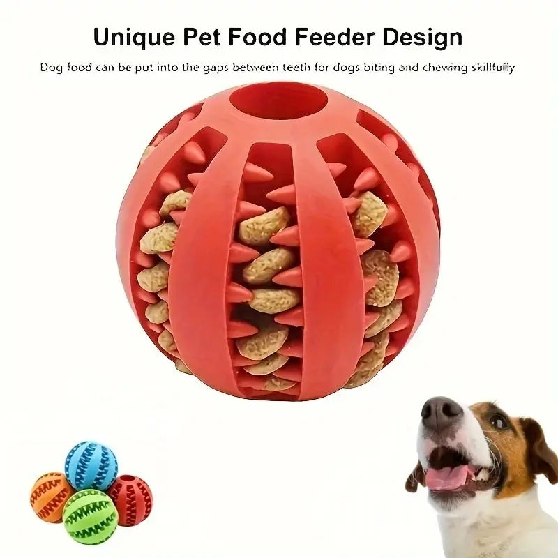 Interactive Dog Treat Ball – Slow Feeder & IQ Training Toy