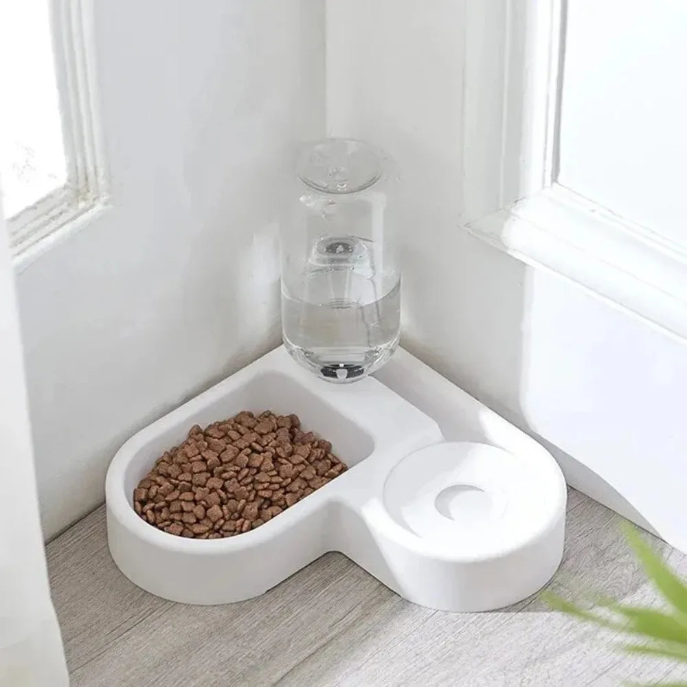 Automatic Double Pet Food & Water Dispenser Bowl for Dogs & Cats
