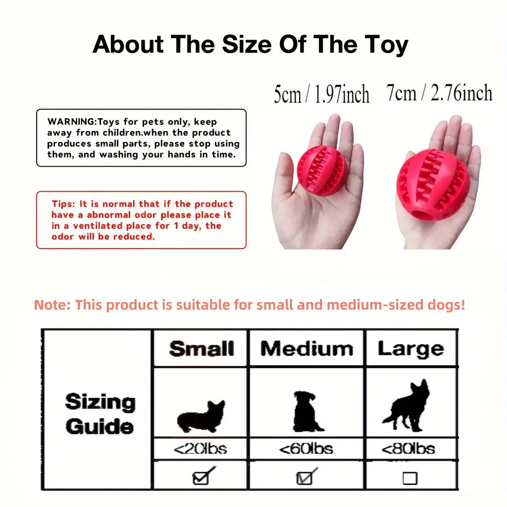 Interactive Dog Treat Ball – Slow Feeder & IQ Training Toy